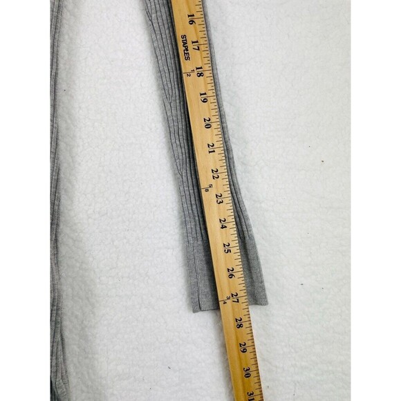 Anthropologie Meadow Rue Cali Cardigan Women’s Size S Gray Ribbed Button Duster - Picture 6 of 8